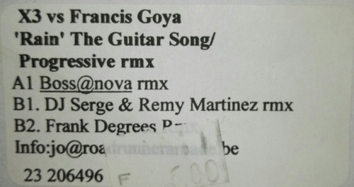 Francis goya rain the - x3,