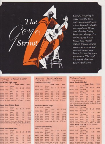 Vintage sheet 2194 goya - ad,