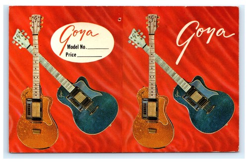 Goya guitars advertising - goya,