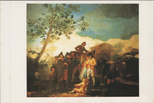 Art postcard goya - postcard, the