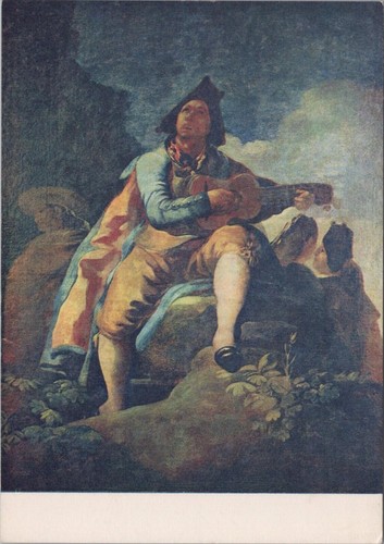 Art postcard the majo - -,